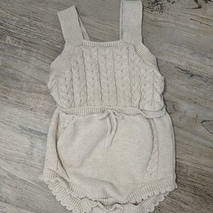 Baby Cat & Jack Sweater Knit Onsie